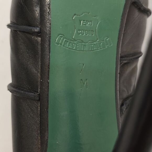 Lisa for Donald Pilner Cristel Black Vachetta Sz 7 - Picture 4 of 7